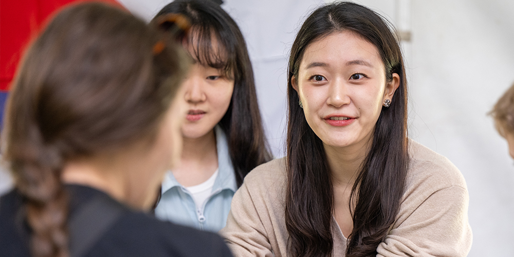 international student at the Window on the World event