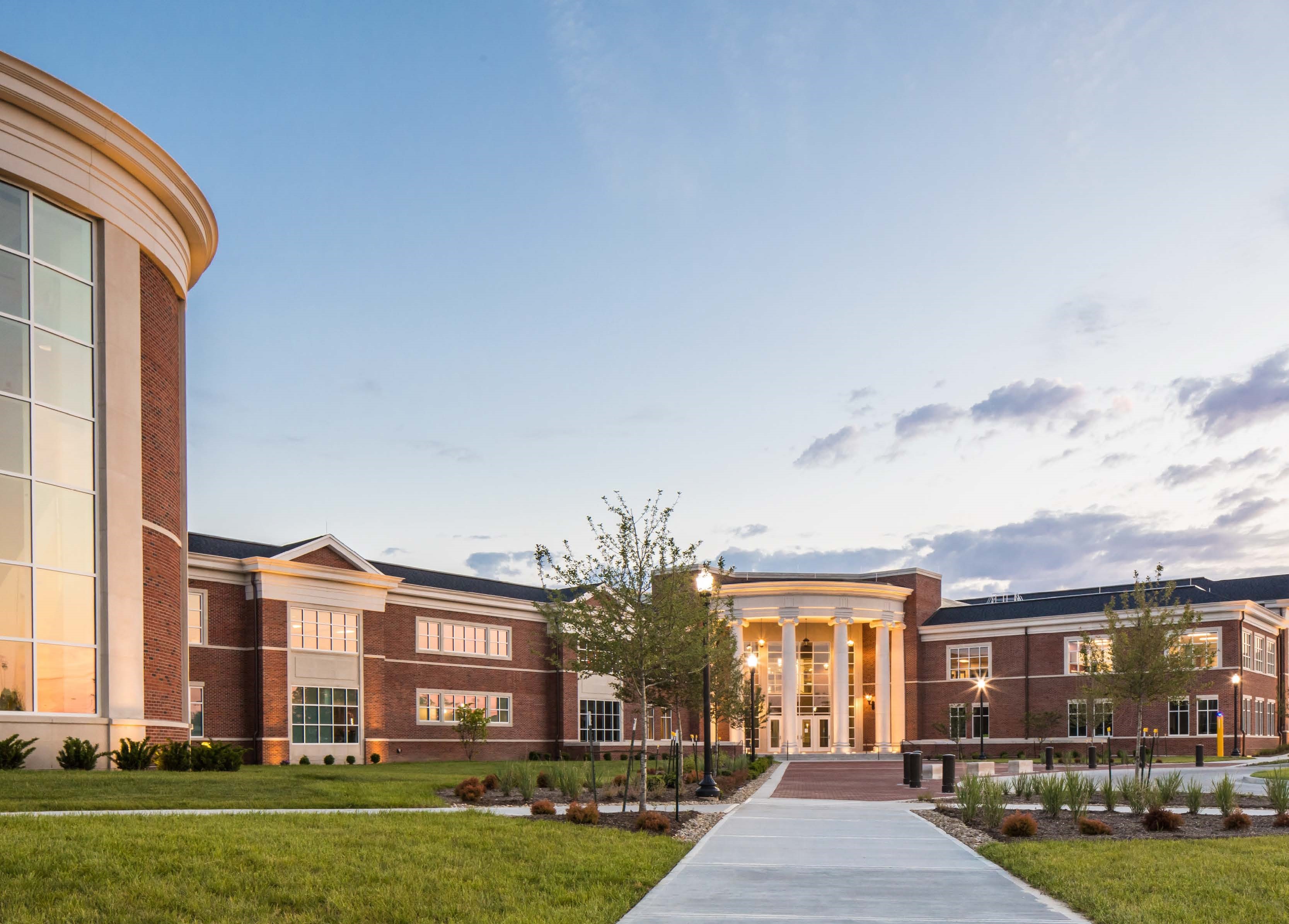 Photo of fitness center north entry.