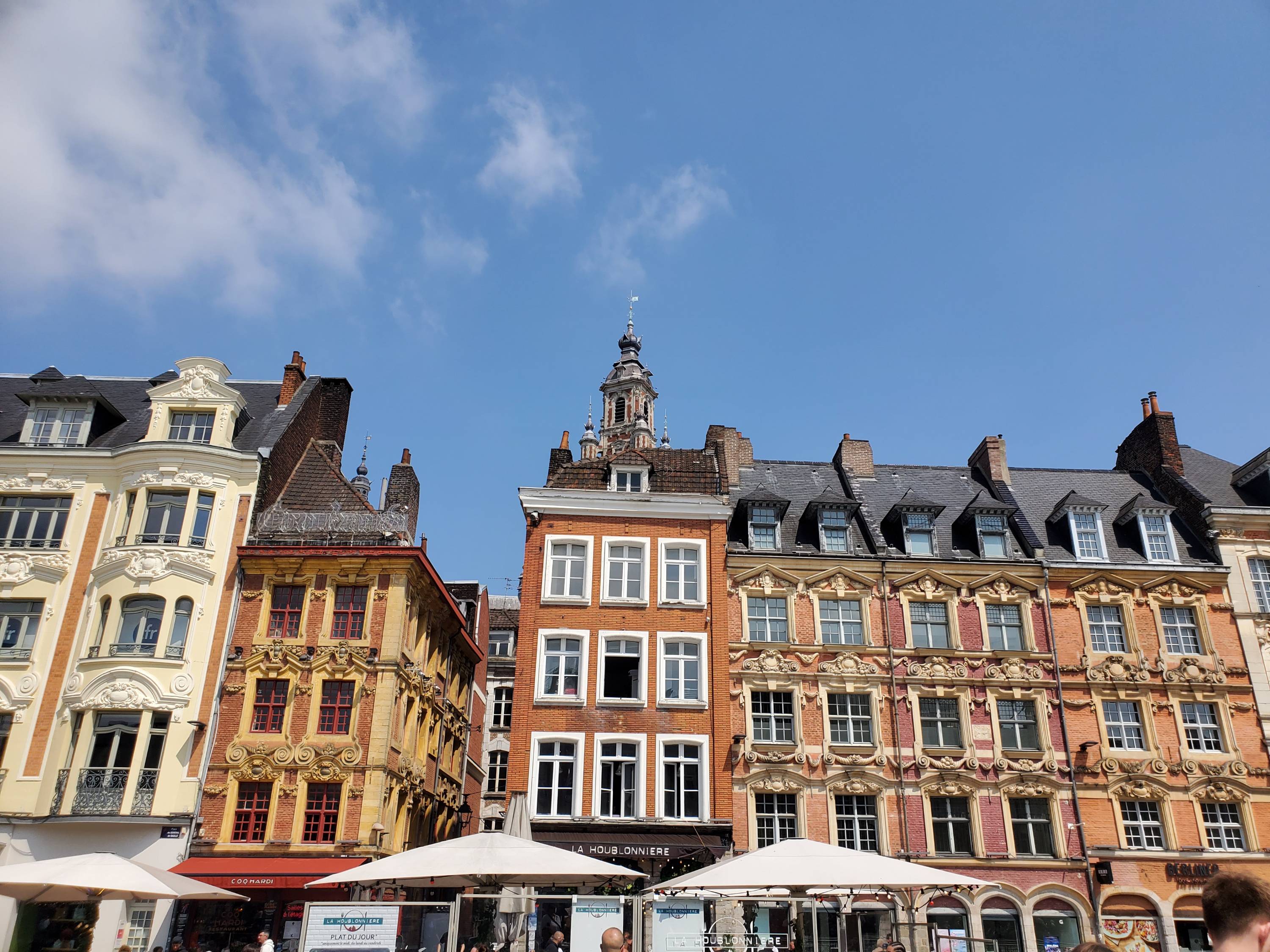 a row of buildings in France