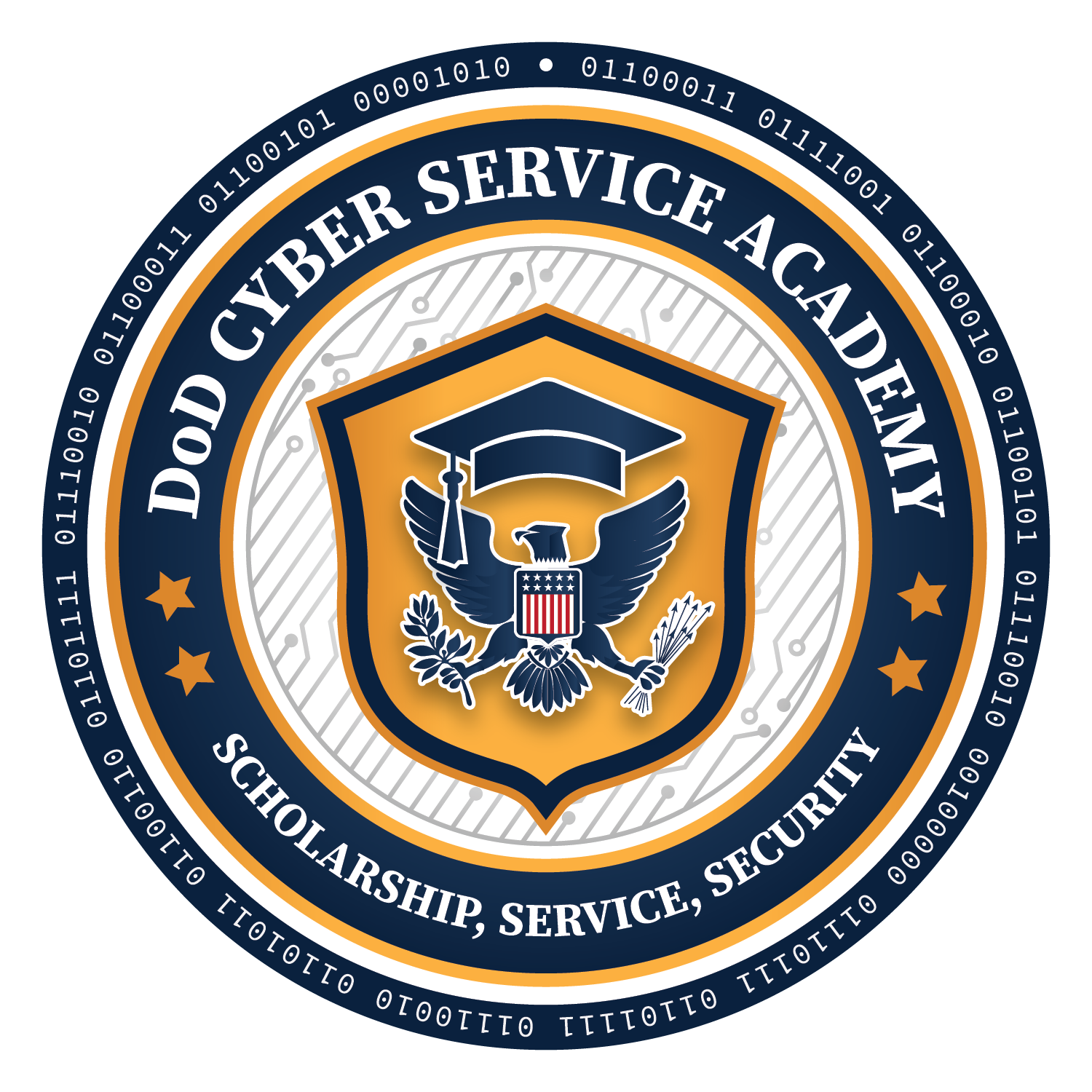 DoD Cybersecrity Service Academy Logo