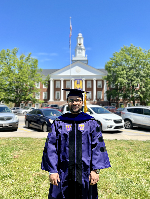 Portrait of Ph.D. student, Ahsan Ayub