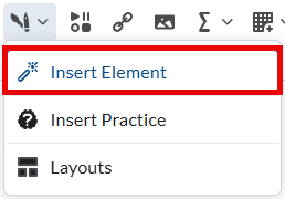 Select Insert Element