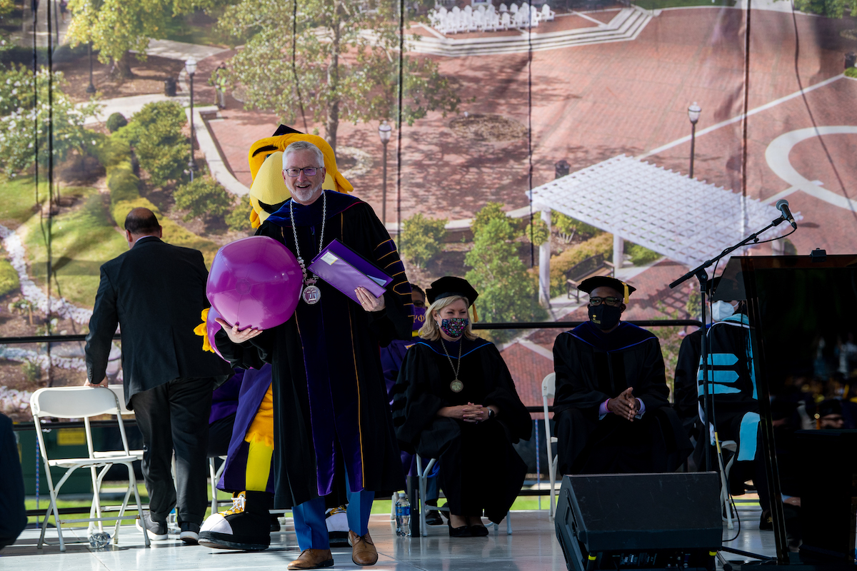 On a picturesque day in the Upper Cumberland, more than 1,330 degrees were confirmed during commencement ceremonies in an outdoor celebration at Tucker Stadium.