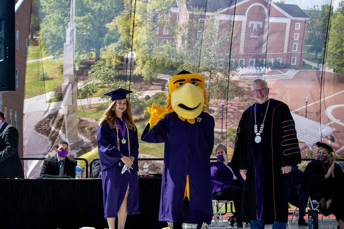 On a picturesque day in the Upper Cumberland, more than 1,330 degrees were confirmed during commencement ceremonies in an outdoor celebration at Tucker Stadium.