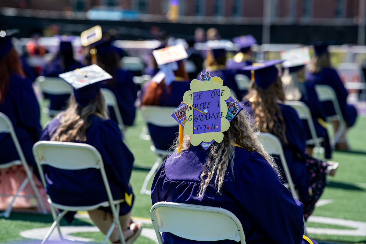 On a picturesque day in the Upper Cumberland, more than 1,330 degrees were confirmed during commencement ceremonies in an outdoor celebration at Tucker Stadium.