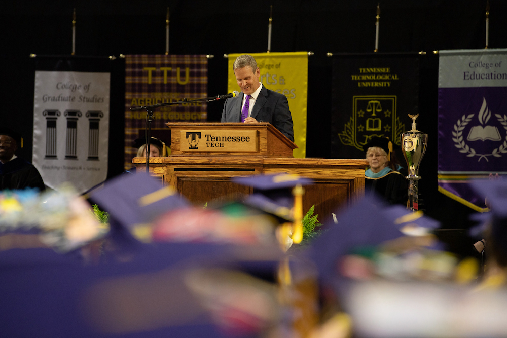 Gov. Bill Lee speaks at Commencement