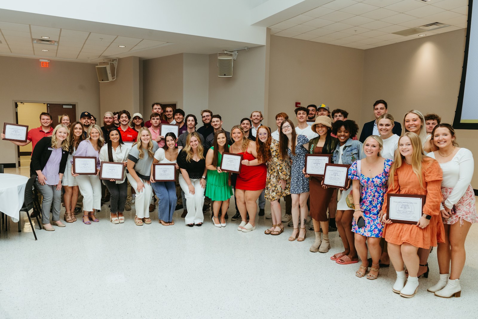 Award recipients at Tech's 2023 Student Leadership Awards