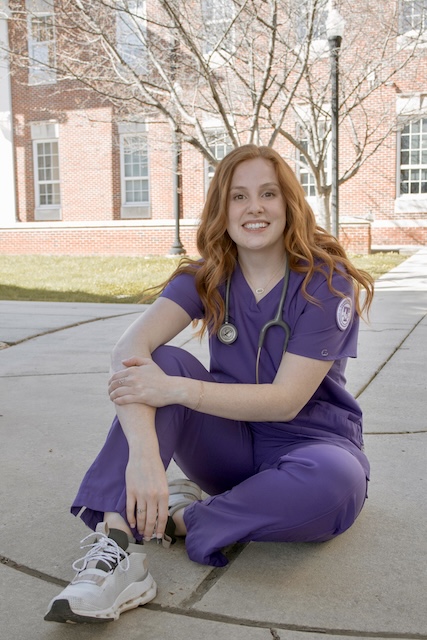 Rebekah Markem on campus