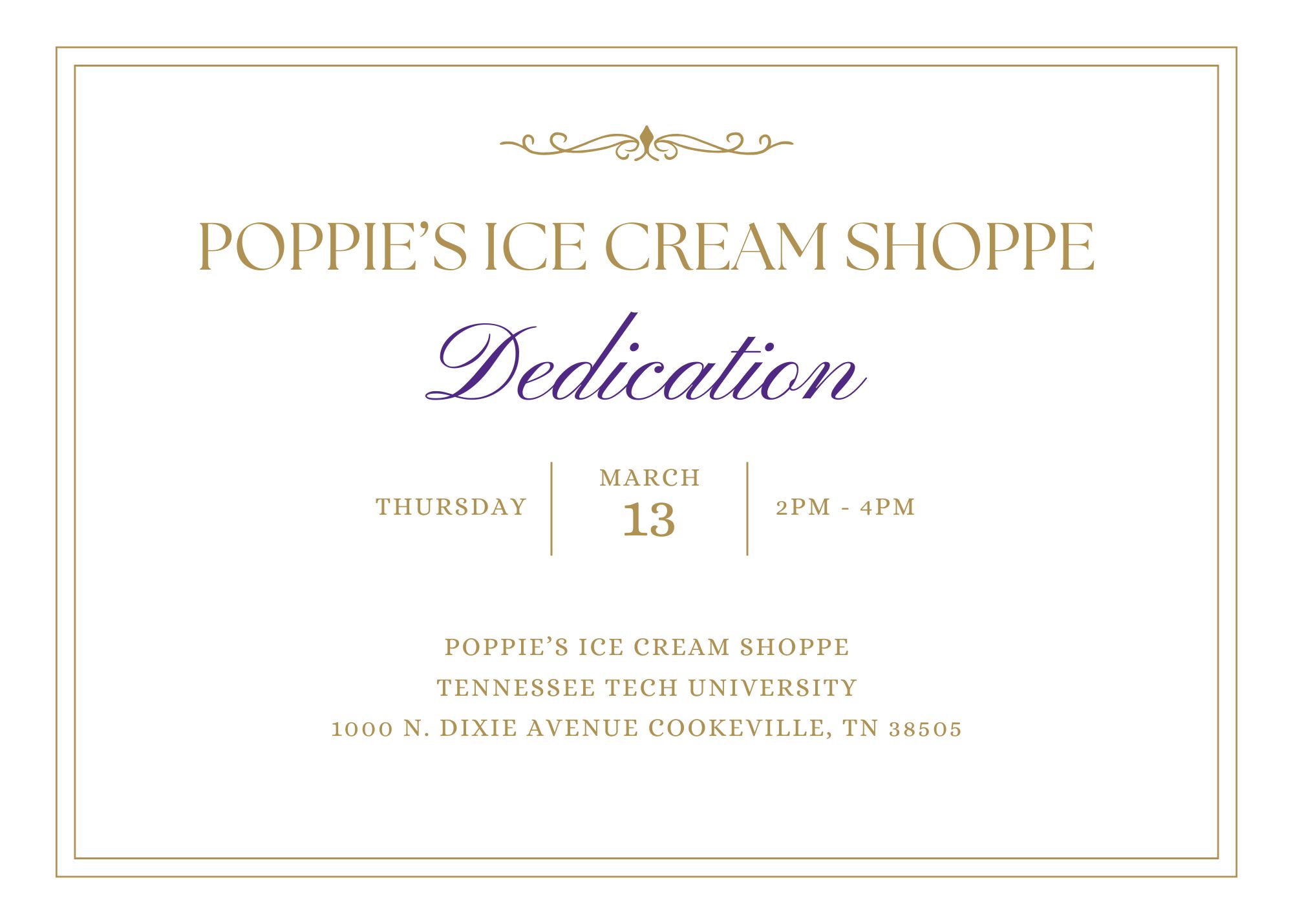 Poppie's Invite