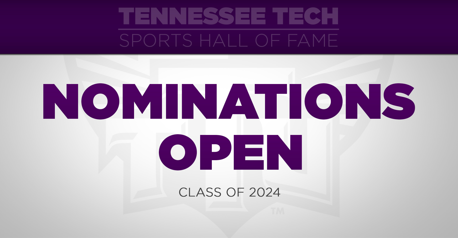 Nominations Open Class of 2024