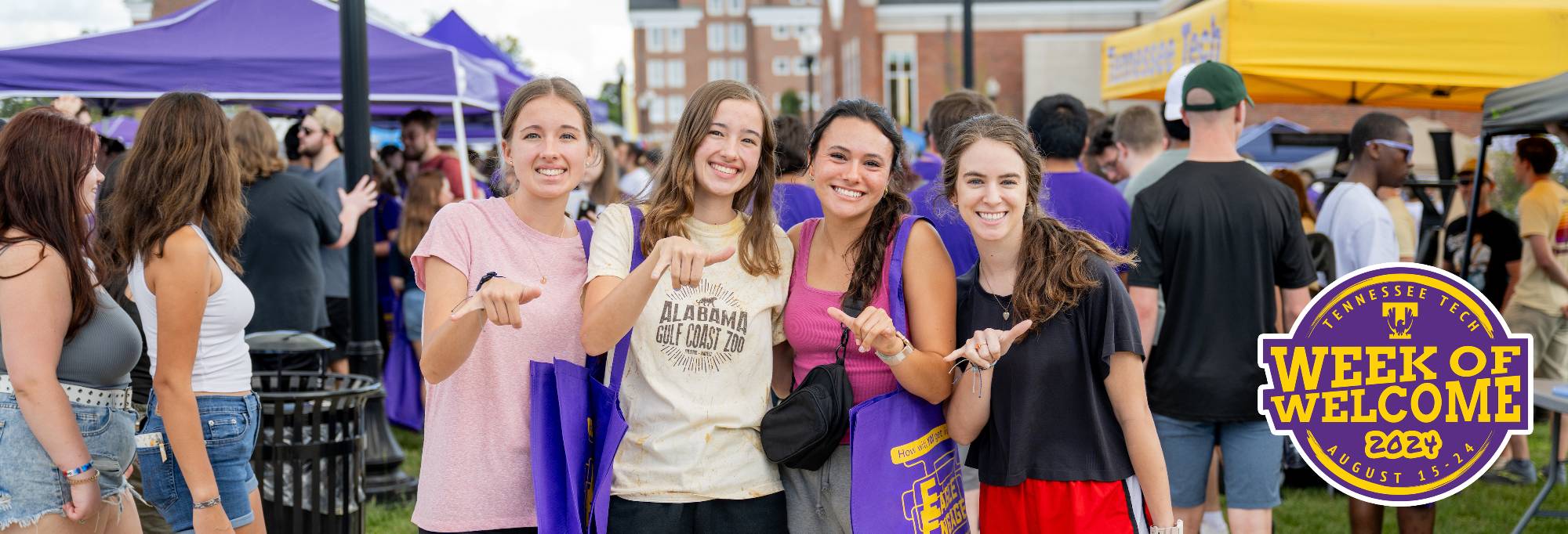 students having fun at week of welcome